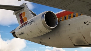 Iberia EC-FHG MD88 | MaddogX (20th Anniversary) | Custom Cockpit and Base Textures  thumbnail 10