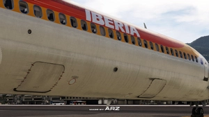 Iberia EC-FHG MD88 | MaddogX (20th Anniversary) | Custom Cockpit and Base Textures  thumbnail 11