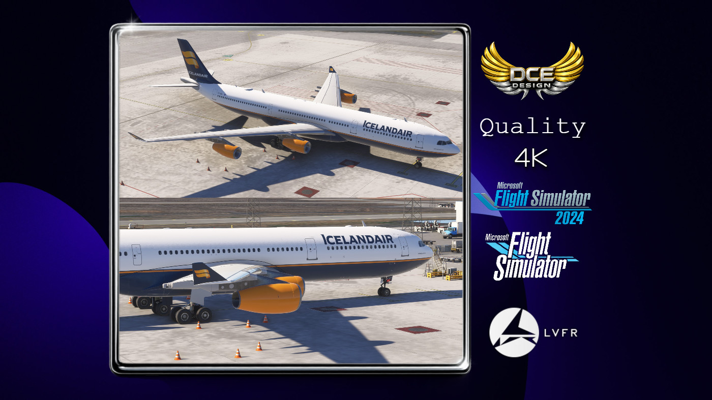 Icelandair Fictional – LatinVFR A340 By Request ( Not Legacy ) - Image 1
