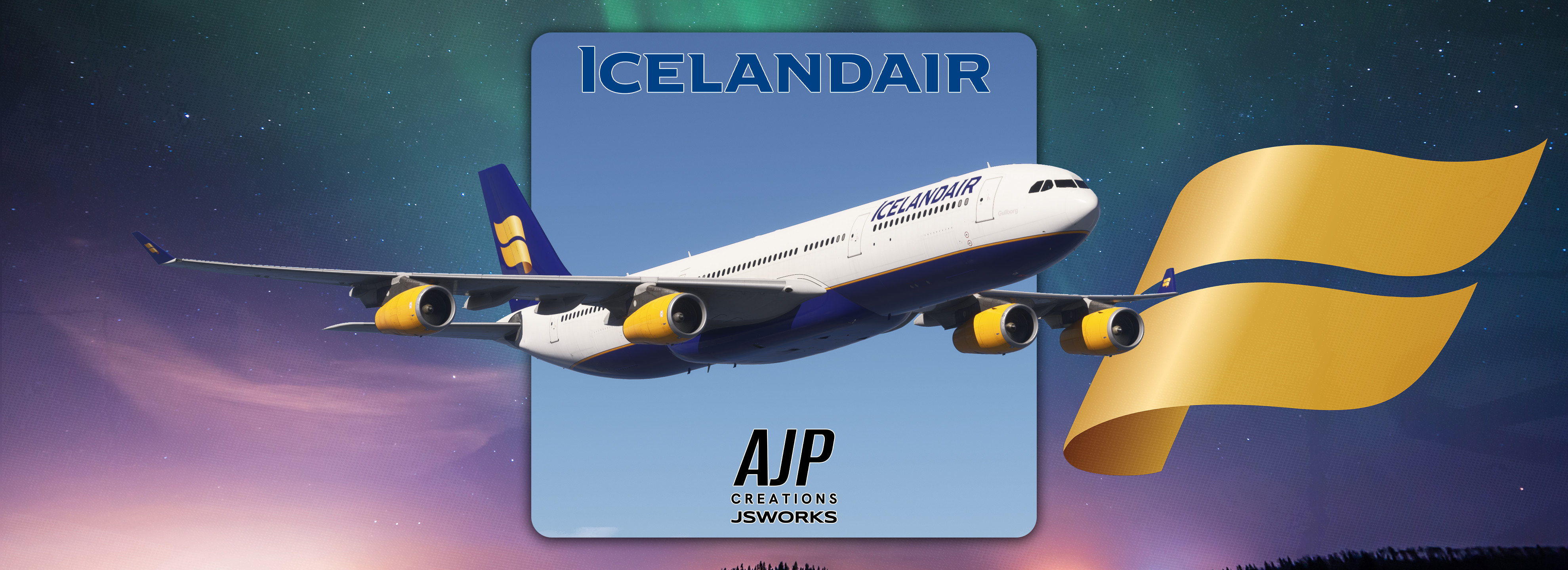 Icelandair - TF-ISW - Fictional - Inibuilds A340-300 - Image 1