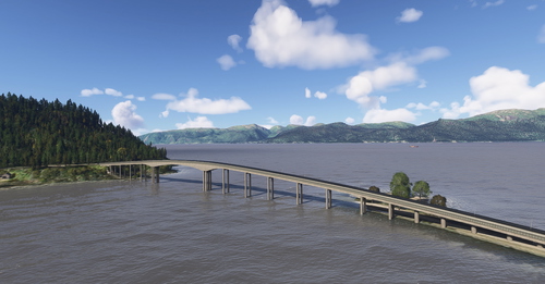 Ikjefjord Bridge in the Sognefjord