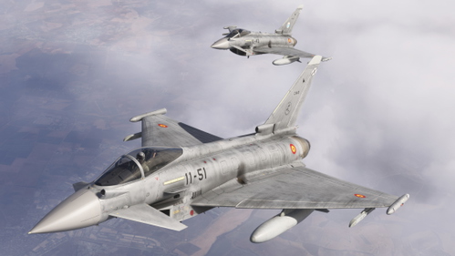 IndiaFoxtEcho Eurofighter Typhoon | Spanish Air Force Ala 11 | 6-Pack