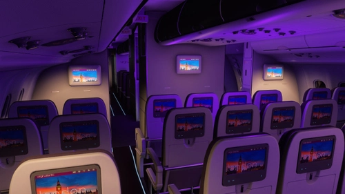 iniBuilds A330 Purple Mood Lighting [-200 & -300]