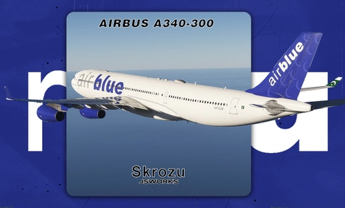 IniBuilds A340-300 Air Blue | Skrozu