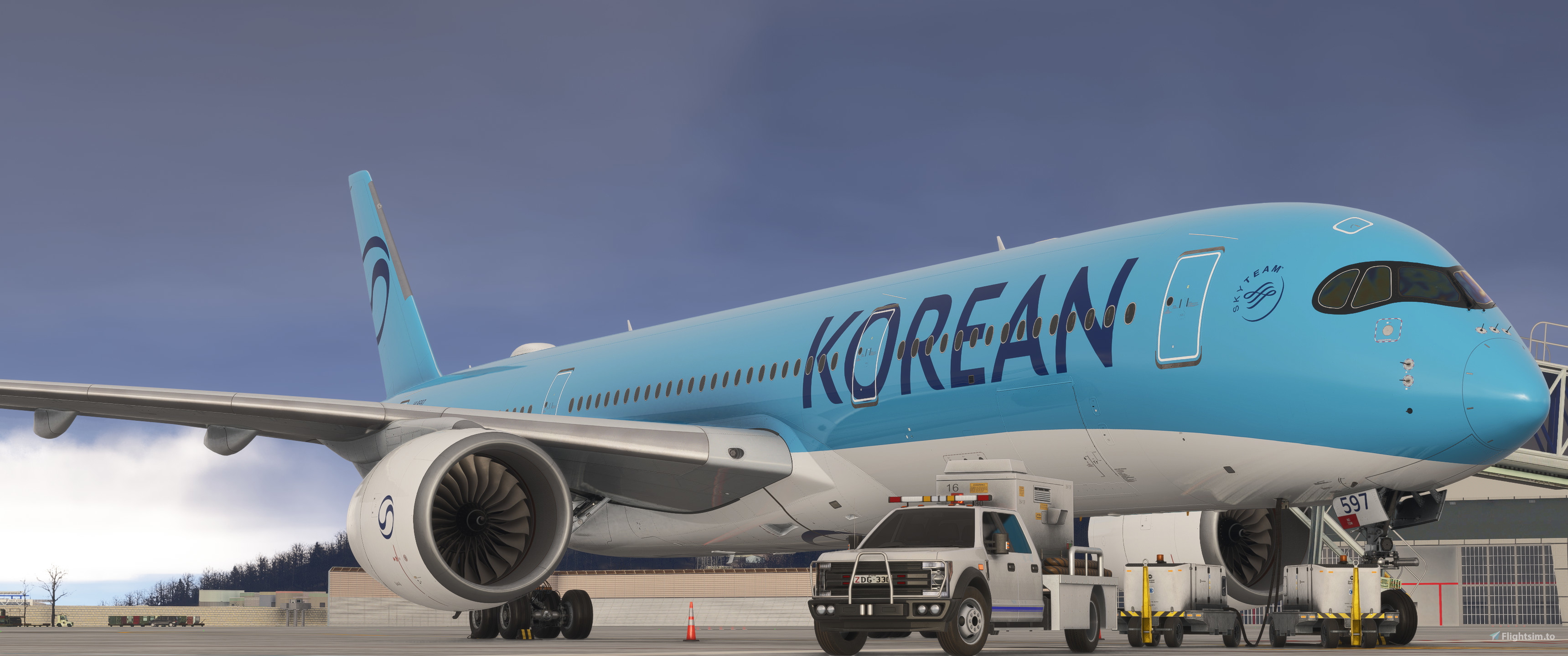 inibuilds A350-900 | KOREAN AIR New CI Fleet Pack / 8K for