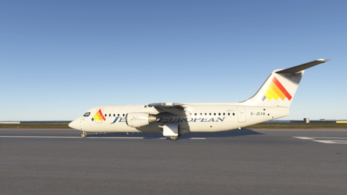 JF BAe 146-300 Jersey European G-JEAM MSFS2024