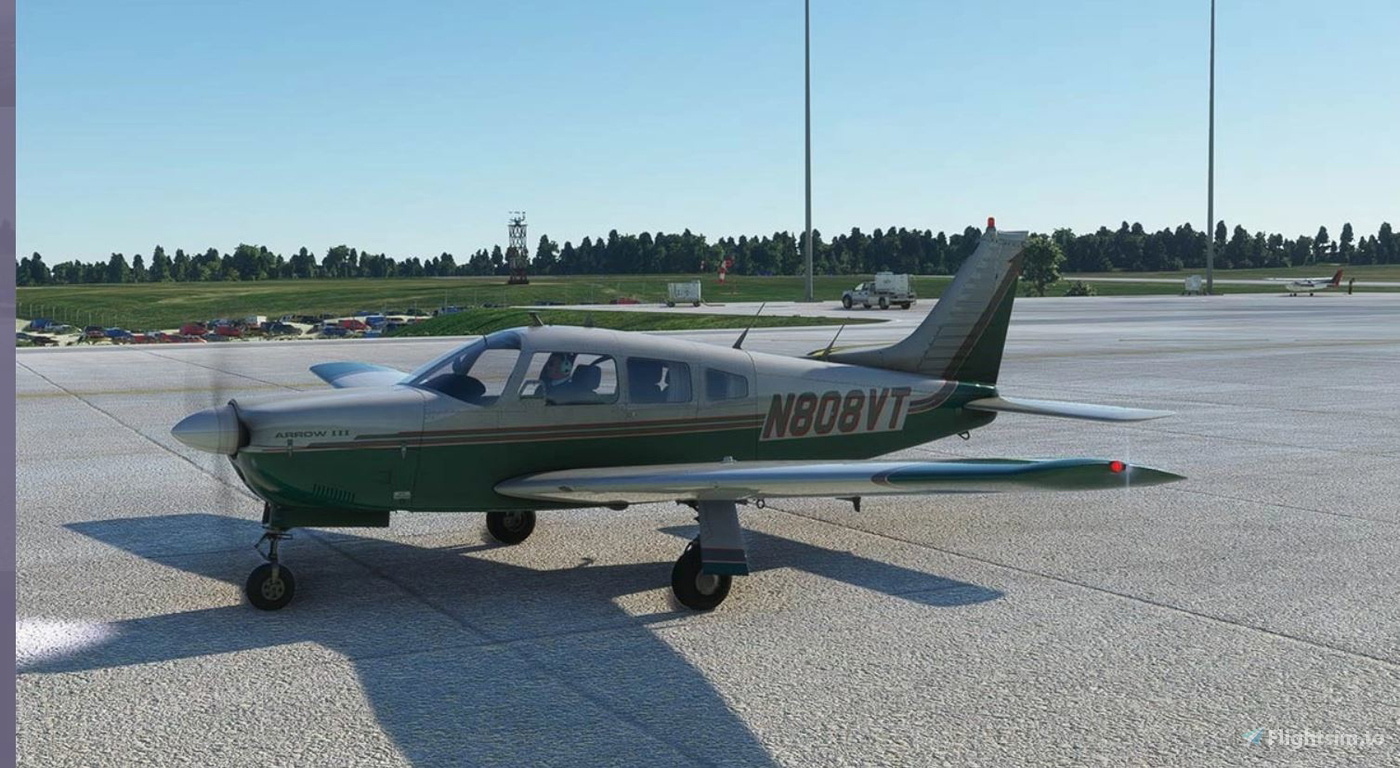 JF Piper Arrow III N808VT pour Microsoft Flight Simulator | MSFS