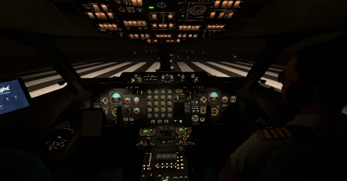 Just Flight BAe-146 VC Light and Texture Mod 