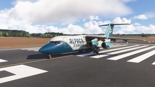 JustFlight RJ100  Alpaca Airways