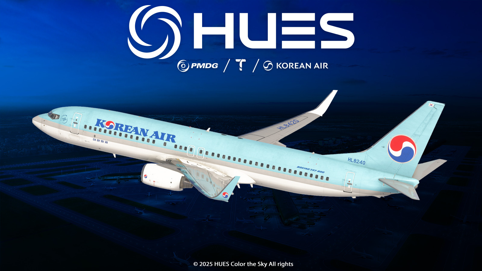 Korean Air HL8240 | PMDG B737-800 | &nbsp;[4K] - Image 1