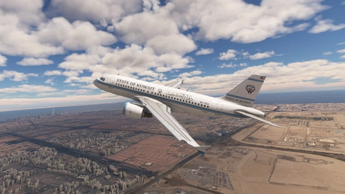 Kuwait  Government 9K-GEA (CFM) | Fenixsim A319 (8K)