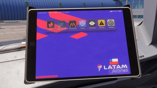 Latam Chile - LU/LXP - EFB background