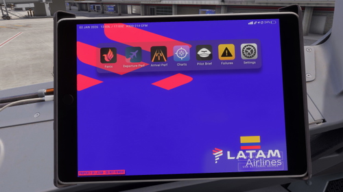 Latam Colombia - 4C/ARE -  EFB background