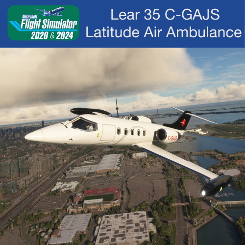 Learjet 35A Latitude Air Ambulance C-GAJS