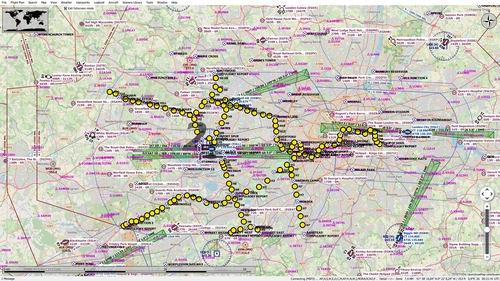 Little Navmap - Helicopter routes in the London CTR and London City CTR 
