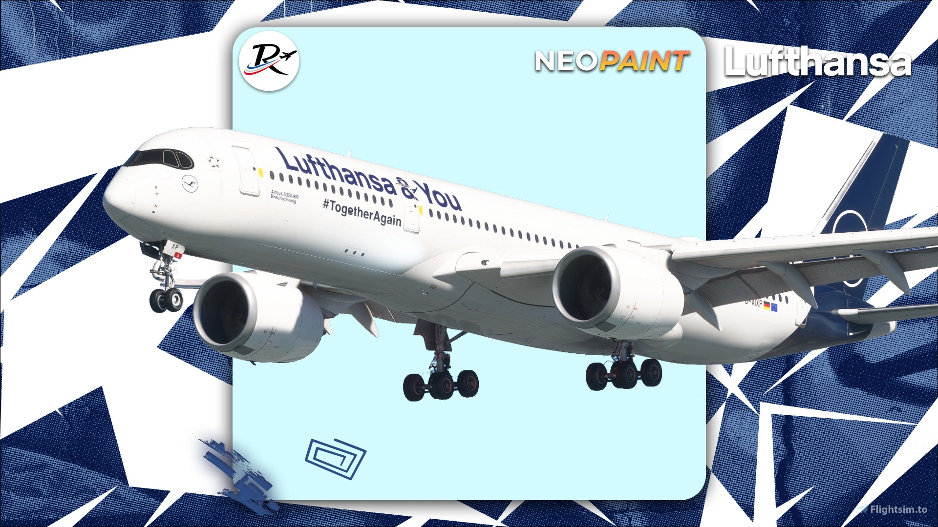 Lufthansa & You A350-900 D-AIXP [4K][raimbotrax][NeoPaint] for