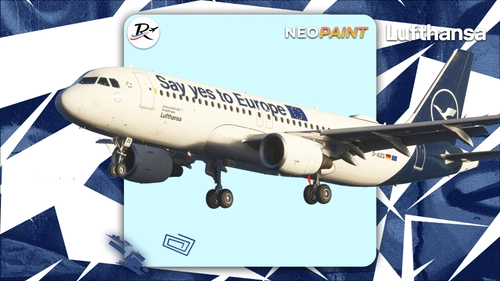 Lufthansa a320 "Say yes to Europe" D-AIZG [4K][raimbotrax][NeoPaint]