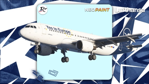 Lufthansa a320 "Yes to Europe" D-AIUC [4k][raimbotrax][NeoPaint]