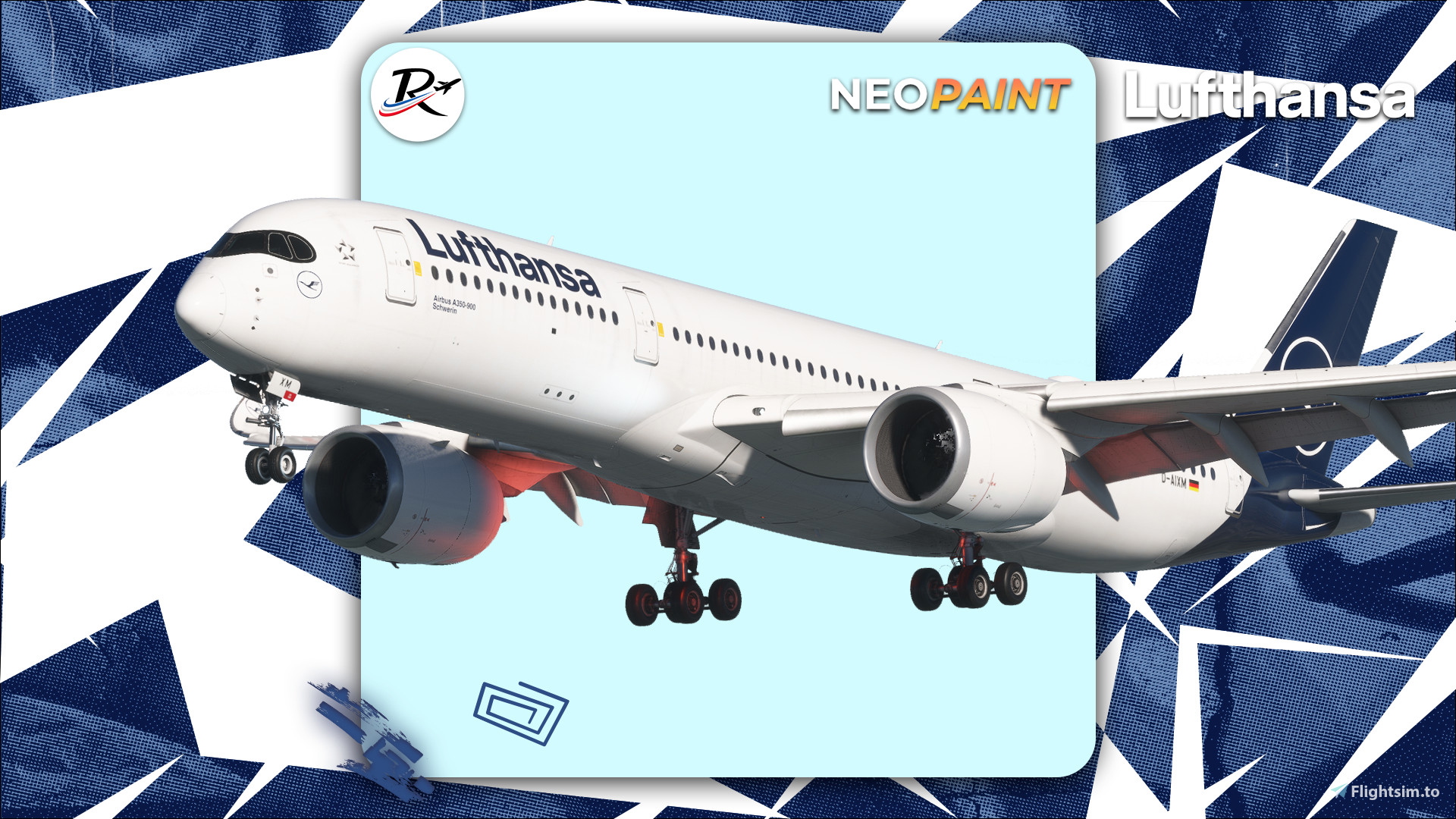 Lufthansa a350-900 D-AIXM [4K][raimbotrax][NeoPaint] - Aircraft