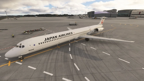 Maddog X 20th Anniversary MD-82 - Japan Airlines 'Tsurumaru' (JA8070)