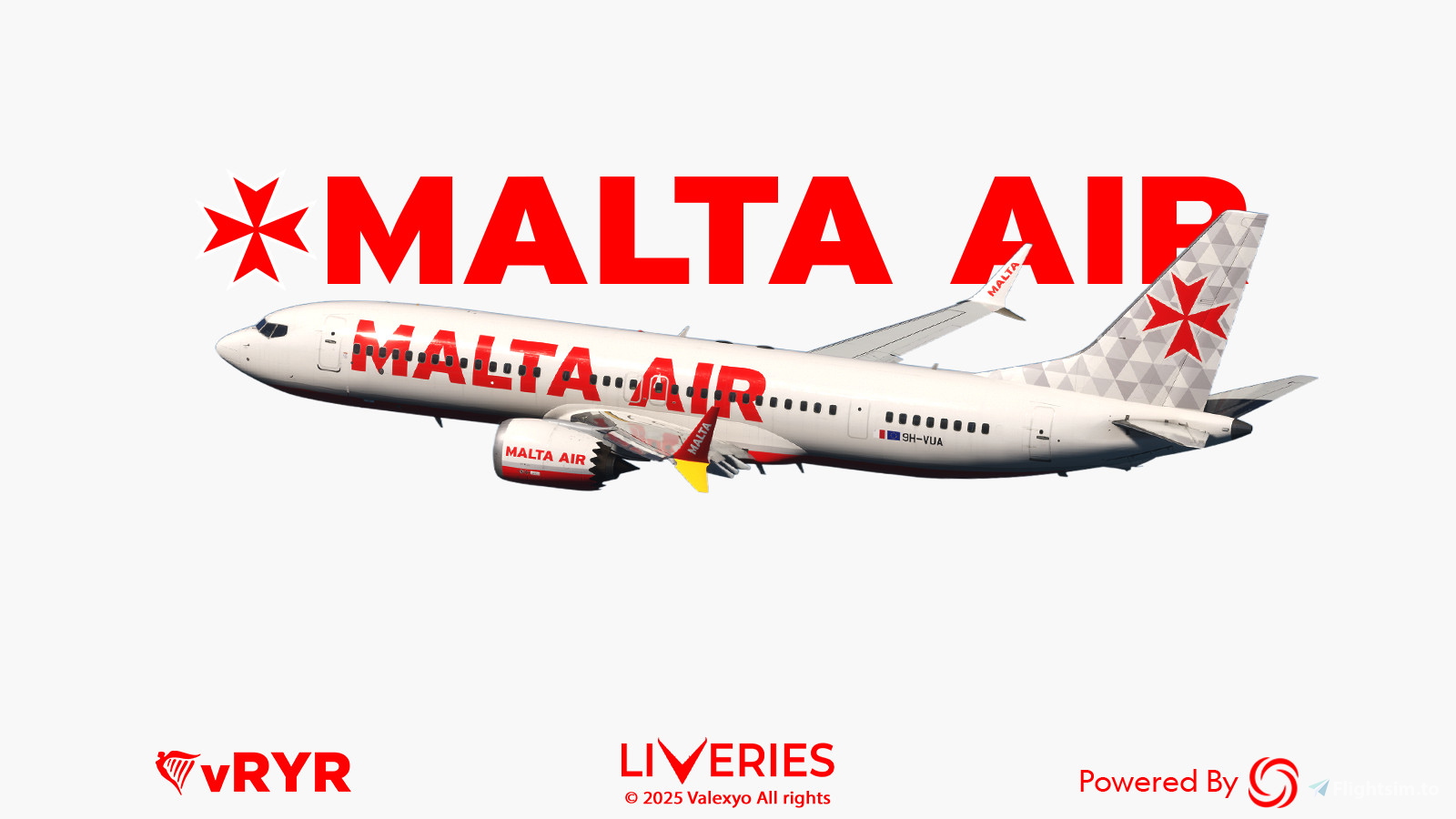 MALTA AIR Pack w/ 3D Full Economy Cabin | iFly 737 MAX 8 [Smart Decals] - Image 2