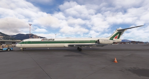 MD-82 | Alitalia I-DACS (Maratea) | Fly the Maddog X (20th Anniversary)