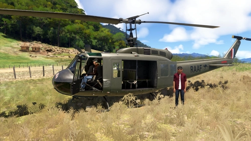 Microsoft  Stranger Things UH-1 Huey RAAF A2-377 for FS2024 only