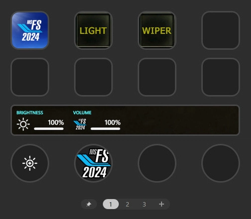 Miltech Simulations MH-60 - Streamdeck PLUS for lights / wipers