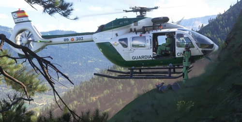 Missions for Benasque Scenery , Pyrenees, Spain. Guardia Civil GREIM - For Action Pack HPG