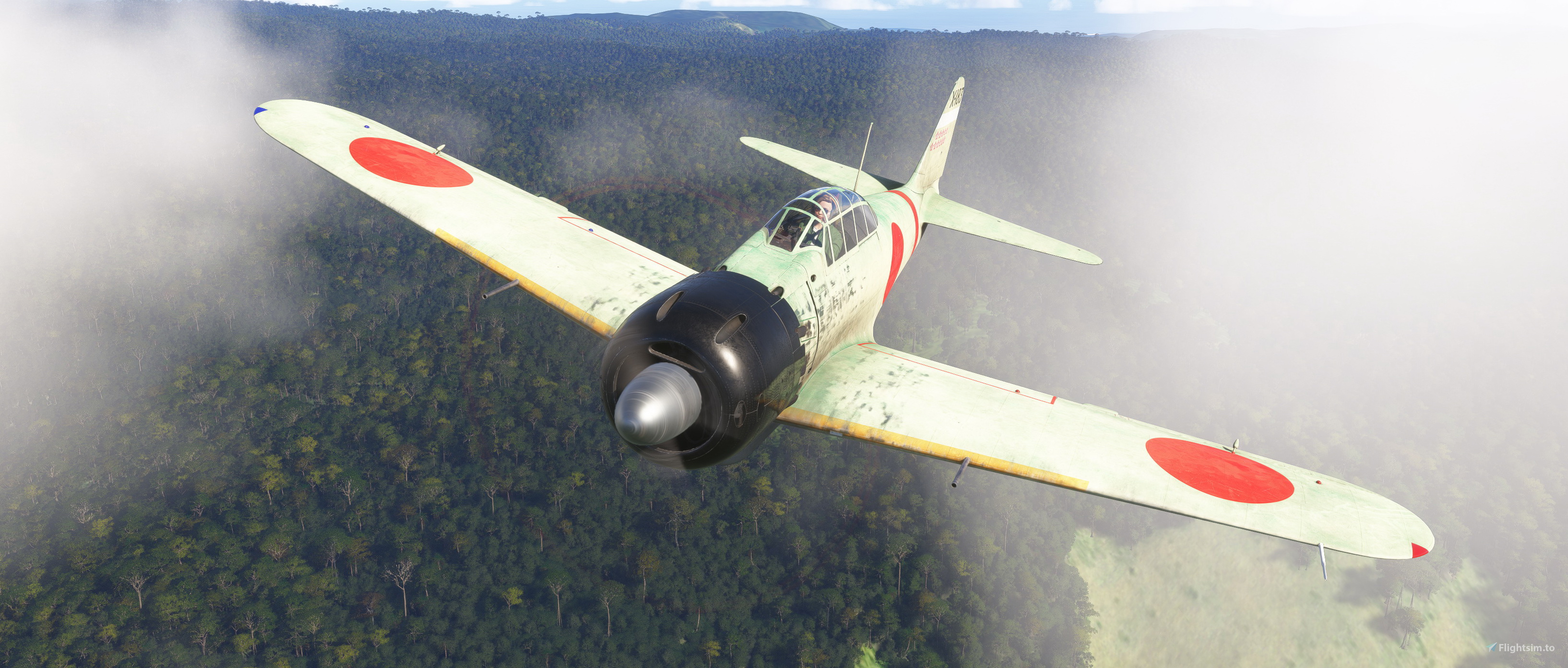 Mitsubishi A6M5 Zero X-183 for Microsoft Flight Simulator | MSFS