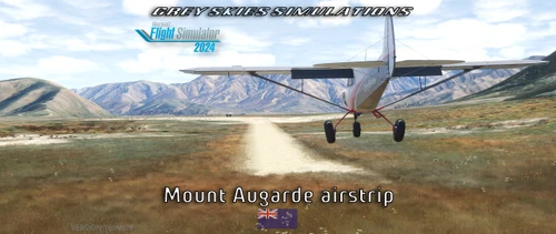 Mount Augarde airstrip incl. Red Gate Hut, Marlborough, New Zealand (XGS13)