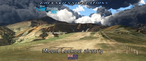 Mount Lookout airstrip, Marlborough, New Zealand (XGS12)