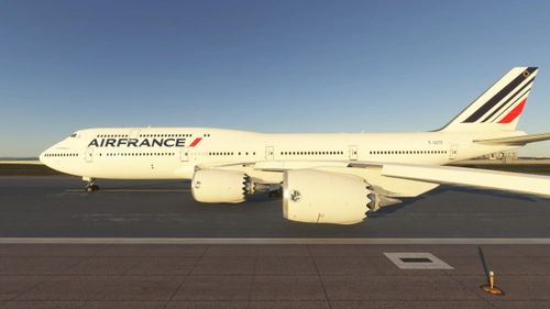 MS Asobo Boeing 747-8i Air France F-GITF for MSFS2024