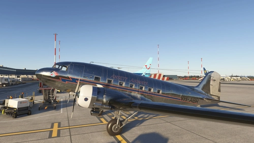 MS Asobo DC3 Ansett Airways VH-ABR request MSFS2024