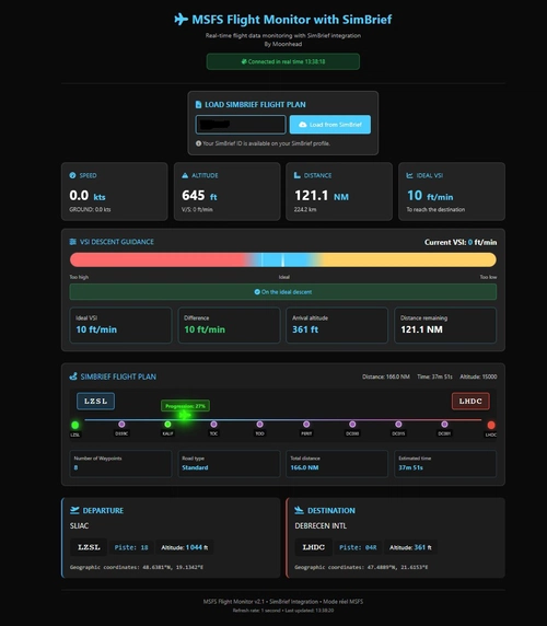 Msfs Flight Monitor and Virtual ATC