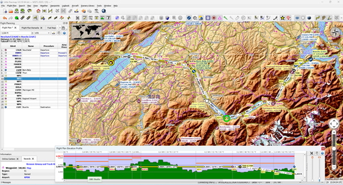 Neuchatel (LSGN) to Buochs (LSZC) through the Swiss alps