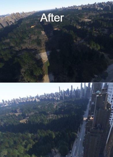 NYC Central Park Photogrammetry Trees Removed