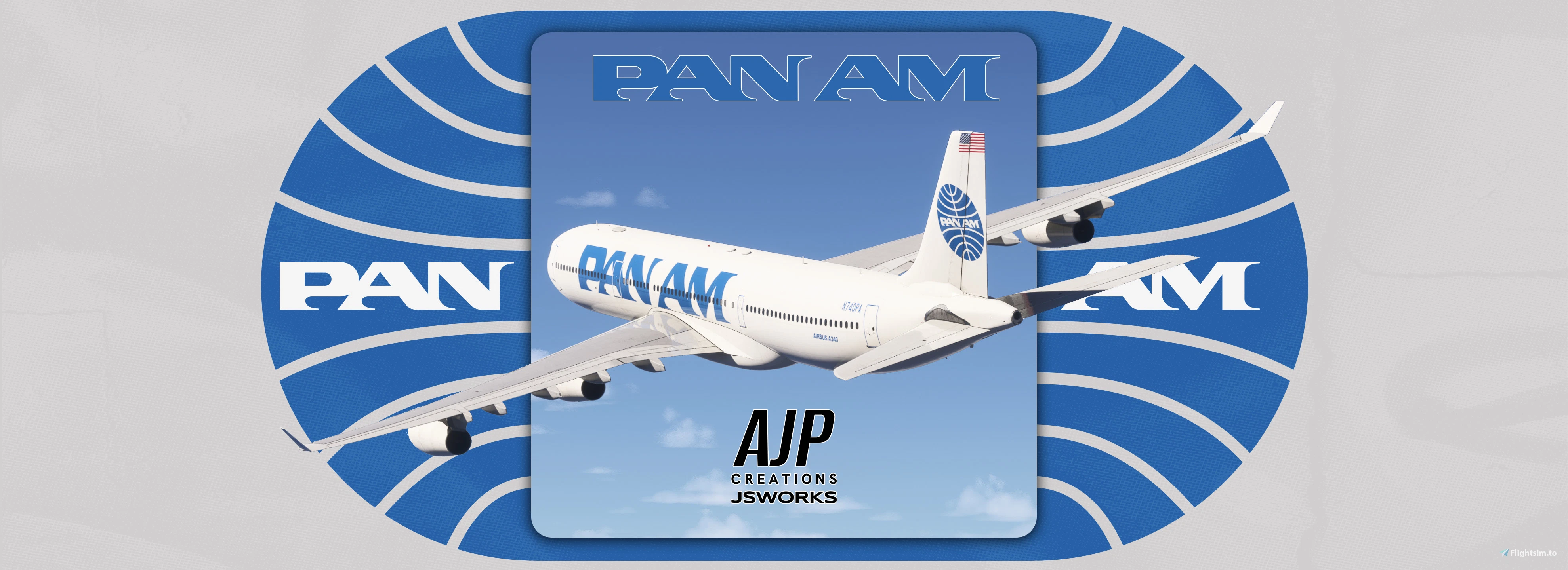 Pan Am - Fictional - N740PA - Inibuilds A340-300 - Aircraft