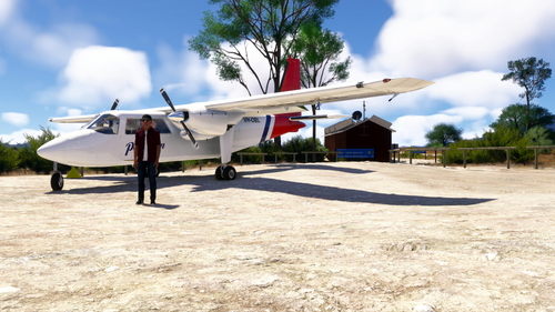 Par Avion Britain Norman Islander repaint for the Blackbox Simulation MSFS24 native version