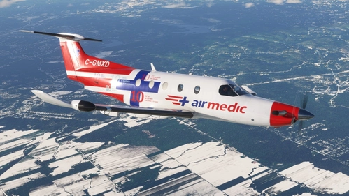SWS Pilatus PC-12 Airmedic C-GMXD