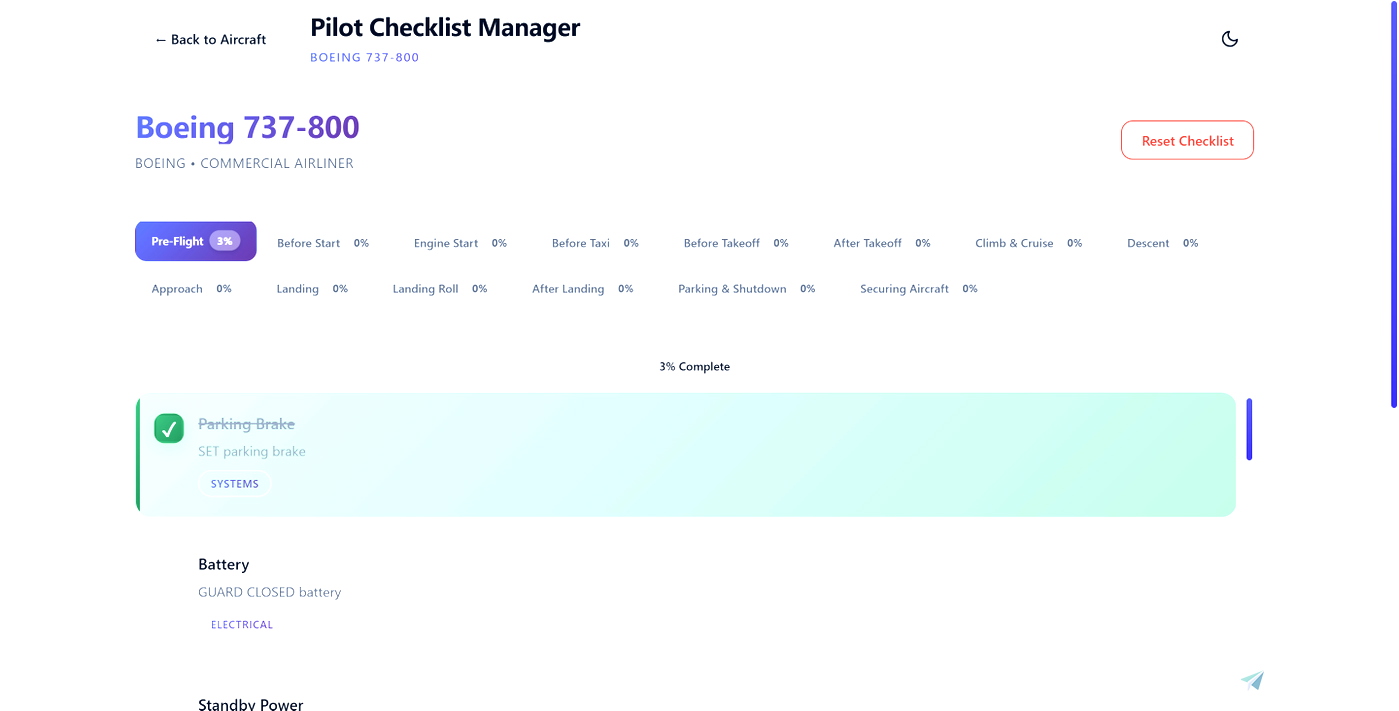 Pilot Checklist Manager for Microsoft Flight Simulator | Feed