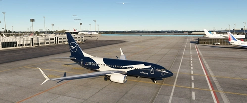 PMDG 737-700 Lufthansa 100 Years Livery BBJ SSW