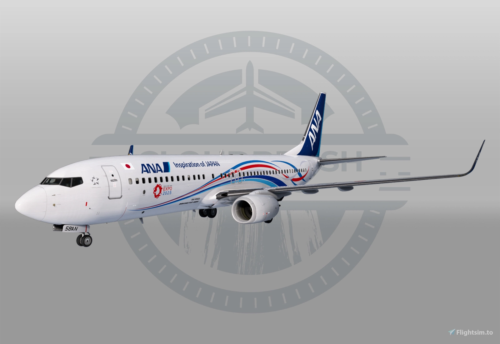 PMDG 737-800 - All Nippon Airways JA58AN- 