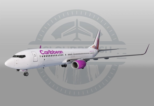 PMDG 737-800 - Caribbean Airlines - 3 liveries [MSFS2024]