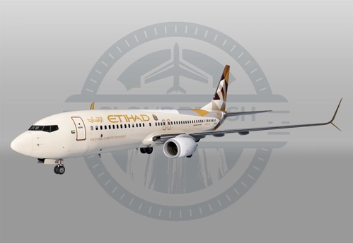 PMDG 737-800 - Etihad A6-BOE [MSFS 2024]