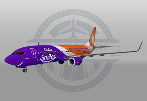 PMDG 737-800 - GOL Linhas Aereas PR-GXN- "Clube Smiles" [MSFS 2024]