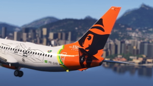 PMDG 737-800 - GOL Linhas Aereas PR-GXR - "Santos Dumont" [MSFS 2024] thumbnail 5