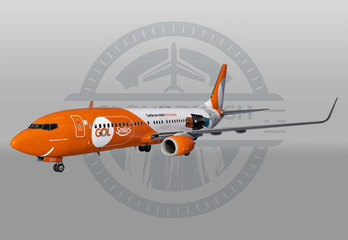 PMDG 737-800 - GOL Linhas Aereas PR-GXV- "Cartão Smiles" [MSFS 2024]
