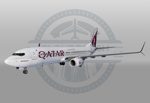 PMDG 737-800 - Qatar Airways  - A7-BSA [MSFS 2024]