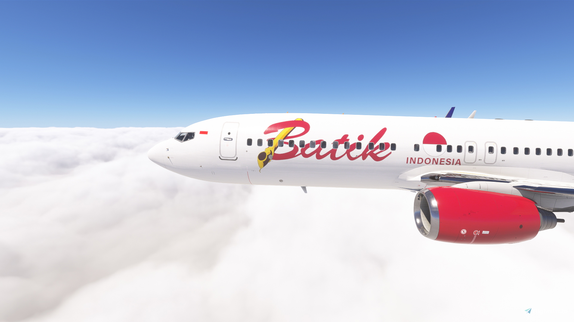 PMDG 737-800 w/ cabin Batik Air (PK-BGG) - Image 1